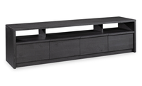 Bromley 81” 2-Piece TV Stand with Credenza for TVs up to 90” – Raven Oak