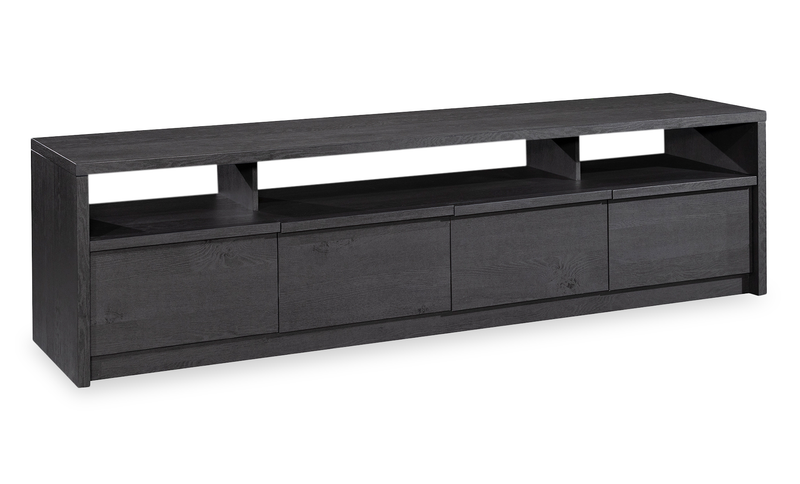 Bromley 81” 2-Piece TV Stand with Credenza for TVs up to 90” – Raven Oak