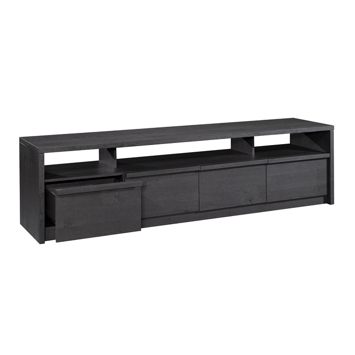 Bromley 81” 2-Piece TV Stand with Credenza for TVs up to 90” – Raven Oak