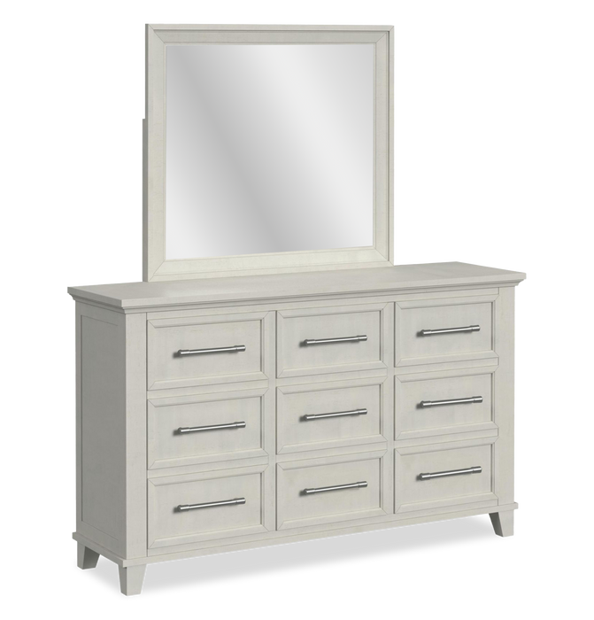 Celine Bedroom Dresser Mirror - Ivory 