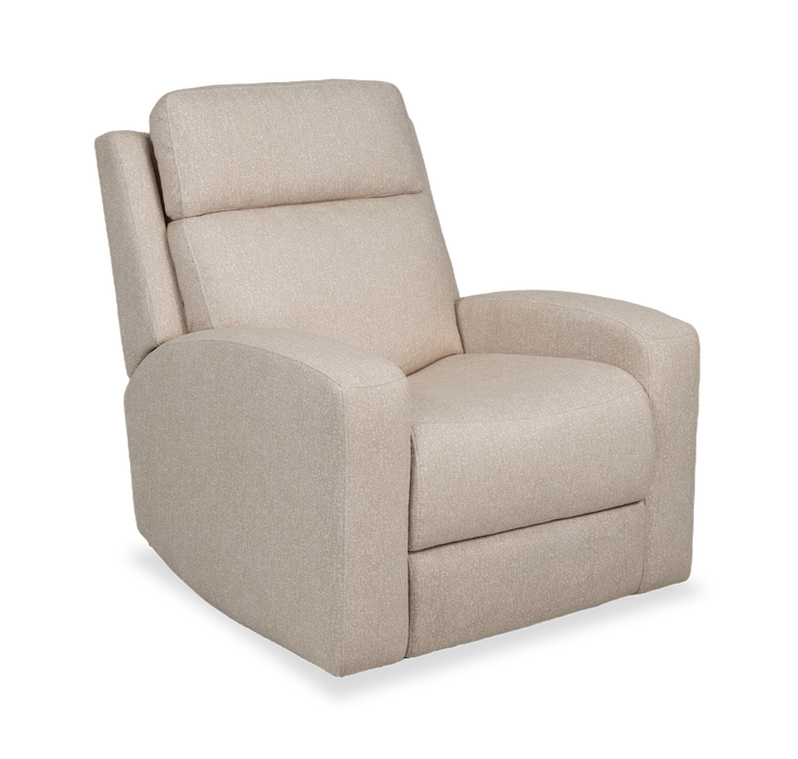 Charlotte 36.6” Fabric Auto Glider Power Reclining Chair with Power Headrest - Sand 