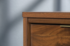 Clifford Place 59.06“ L -Shaped Desk with 5 Drawers – Grand Walnut | Bureau en forme de L Clifford Place de 59,06 po à 5 tiroirs - noyer majestueux