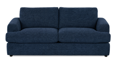 Made in Canada Customizable Sofa Lab Curve 86" Fabric Condo Sofa  – Chenille Pacific | Sofa personnalisable Curve de Sofa Lab de 86 po de format condo fabriqué au Canada en tissu - Chenille Pacific