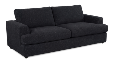 Made in Canada Customizable Sofa Lab Curve 88" Fabric Sofa – Teddy Raven | Sofa personnalisable Curve de Sofa Lab de 88 po fabriqué au Canada en tissu - Teddy Raven