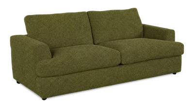Made in Canada Customizable Sofa Lab Curve 88" Fabric Sofa – Chenille Moss | Sofa personnalisable Curve de Sofa Lab de 88 po fabriqué au Canada en tissu - Chenille Moss