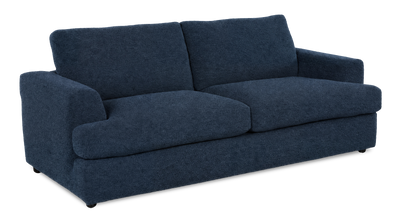 Made in Canada Customizable Sofa Lab Curve 88" Fabric Sofa – Chenille Pacific | Sofa personnalisable Curve de Sofa Lab de 88 po fabriqué au Canada en tissu - Chenille Pacific