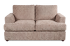 Made in Canada Customizable Sofa Lab Curve 65" Fabric Loveseat - Chenille Praline | Causeuse personnalisable Curve de Sofa Lab de 65 po fabriqué au Canada en tissu - Chenille Praline