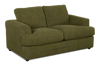 Made in Canada Customizable Sofa Lab Curve 65" Fabric Loveseat - Chenille Moss | Causeuse personnalisable Curve de Sofa Lab de 65 po fabriqué au Canada en tissu - Chenille Moss
