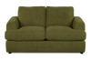 Made in Canada Customizable Sofa Lab Curve 65" Fabric Loveseat - Chenille Moss | Causeuse personnalisable Curve de Sofa Lab de 65 po fabriqué au Canada en tissu - Chenille Moss
