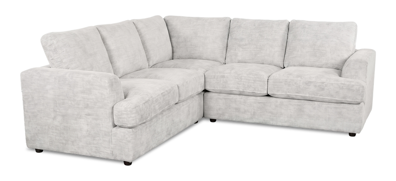 Made in Canada Customizable Sofa Lab Curve 2-Piece Fabric Sectional - Plush Oyster