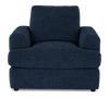 Made in Canada Customizable Sofa Lab Curve 40" Fabric Chair – Chenille Pacific | Fauteuil personnalisable Curve de Sofa Lab de 40 po fabriqué au Canada en tissu - Chenille Pacific