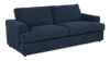 Made in Canada Customizable Sofa Lab Curve 38\" Fabric Sofa Bed - Chenille Pacific