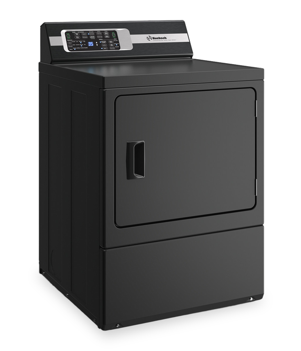 Huebsch® 7 Cu. Ft. Sanitizing Electric Dryer with Pet Plus™ - Matte Black - DR7103BE