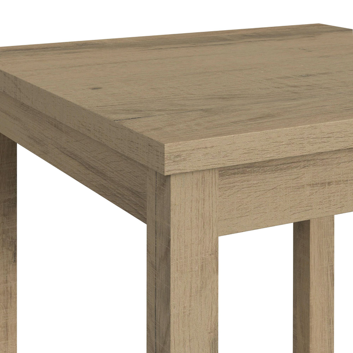 Eleanor 48” Contemporary 3-Pack Coffee + 2 End Tables - Brown