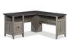 Ellery 59.06\" L-Shaped Office Desk with Cable Management – Mystic Oak