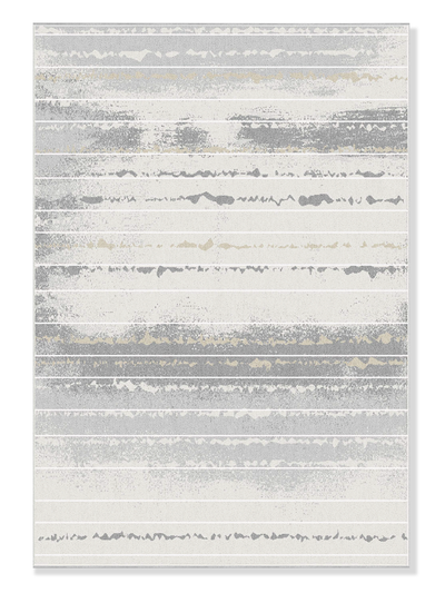 Ellison Grey Wave Area Rug – 7’ x 10’ | Carpette Ellison grise à motif de vague - 7 pi x 10 pi
