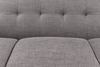 Kort & Co. Freeman 2-Piece Linen-Look Fabric Sectional with Wood Legs – Charcoal Grey | Sofa sectionnel Freeman de Kort & Co. 2 pièces po en tissu d’apparence lin avec pattes en bois - gris anthracite