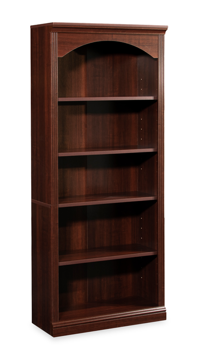 Halston 29.29” 5-Shelf Bookcase with Adjustable Shelves – Select Cherry  | Bibliothèque Halston de 29,29 po à 5 tablettes avec tablettes réglables - cerisier raffiné