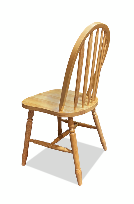 Hana Dining Chair, Wood, Slat-Back - Natural