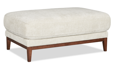 Horizon 44.09" Fabric Ottoman - Stone | Pouf Horizon de 44,09 po en tissu - pierre