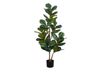 49” Artificial Indoor Fiddle Tree in 5” Pot