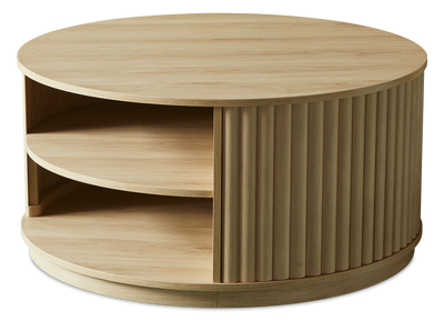 Juniper 35" Modern Coffee Table – Natural Oak | Table à café moderne Juniper de 35 po - chêne naturel