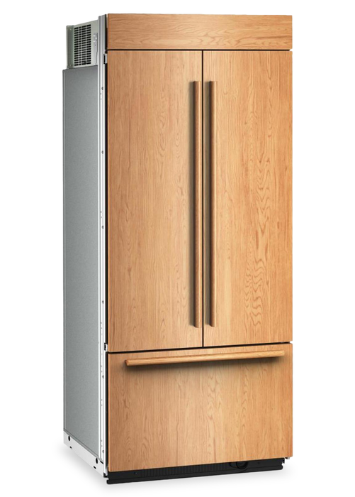 KitchenAid 36\" 20.8 Cu. Ft. Built-In French Door Bottom Mount Refrigerator - Panel Ready - KBFN536TPA