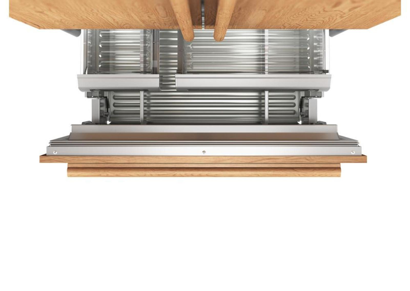 KitchenAid 36\" 20.8 Cu. Ft. Built-In French Door Bottom Mount Refrigerator - Panel Ready - KBFN536TPA