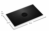 KitchenAid 36" Induction Downdraft Cooktop with Bridge XL Even-Heat Zone - Black - KCID936SBL | Surface de cuisson à induction de KitchenAid de 36 po à aspiration descendante avec très grande zone de pont Even-HeatMC - noire - KCID936SBL