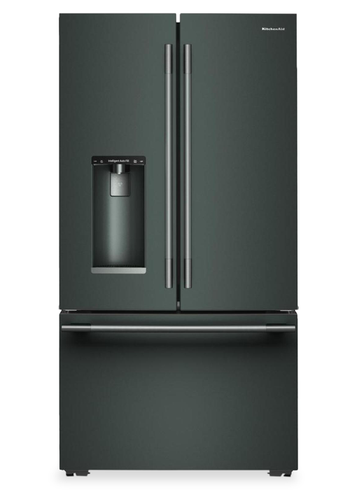 KitchenAid 35.6\" 23.1 Cu. Ft. Counter-Depth French Door Refrigerator – Juniper - KRFC536SJP
