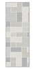 Lillian Multi-Colour Runner Area Rug – 3’ x 7’  | Carpette longue Lillian multicolore - 3 pi x 7 pi