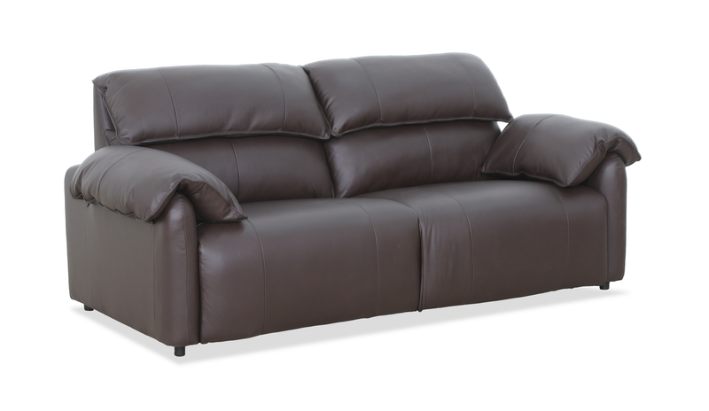 Momento 90\" Genuine Leather Power Reclining Sofa – Chocolate