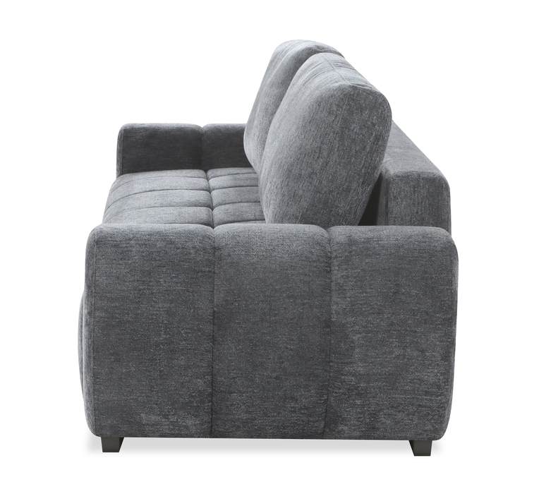 Moonlight Fabric Full-Size Sleeper Sofa with Removable Back Cushions –Mineral  