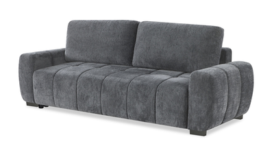 Moonlight Fabric Full-Size Sleeper Sofa with Removable Back Cushions –Mineral   | Sofa-lit double Moonlight po en tissu avec coussins de dossier amovibles - minéral