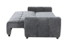 Moonlight Fabric Full-Size Sleeper Sofa with Removable Back Cushions –Mineral   | Sofa-lit double Moonlight po en tissu avec coussins de dossier amovibles - minéral