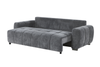 Moonlight Fabric Full-Size Sleeper Sofa with Removable Back Cushions –Mineral   | Sofa-lit double Moonlight po en tissu avec coussins de dossier amovibles - minéral