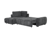 Moonlight Fabric Full-Size Sleeper Sofa with Removable Back Cushions –Mineral   | Sofa-lit double Moonlight po en tissu avec coussins de dossier amovibles - minéral