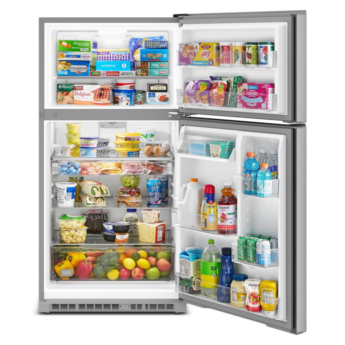 Maytag 33\" 21 Cu. Ft. Wide Top Mount Refrigerator with Garage Mode - Stainless Steel - MRTX5121TZ