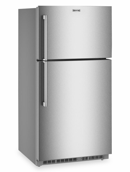 Maytag 33\" 21 Cu. Ft. Wide Top Mount Refrigerator - Fingerprint-Resistant Stainless Steel - MRTX7621TZ