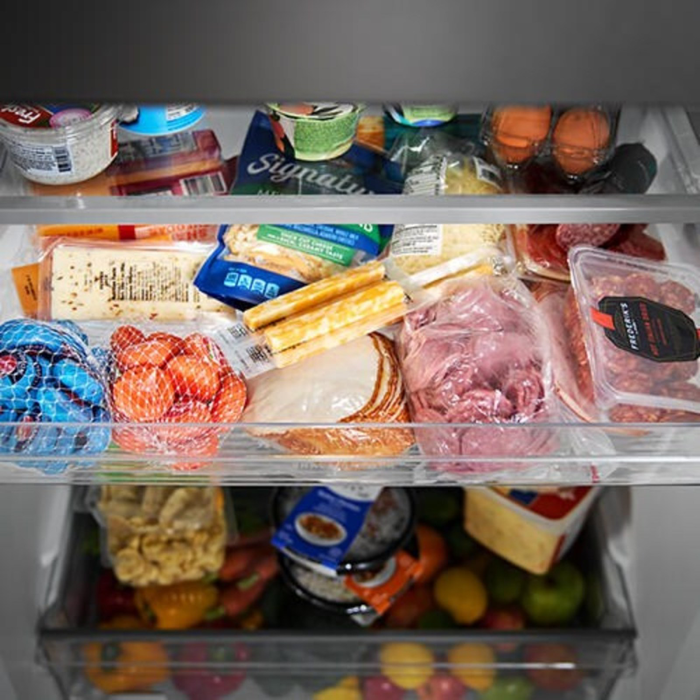 Maytag 33\" 21 Cu. Ft. Wide Top Mount Refrigerator - Fingerprint-Resistant Stainless Steel - MRTX7621TZ