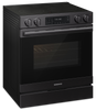 Samsung 6.3 Cu. Ft. Electric Slide In Range with Air Fry Max -  Matte Black Stainless Steel - NSE80H63SEAC | Cuisinière électrique encastrée Samsung de 6,3 pi3 avec friture à air Air Fry Max - acier inoxydable noir mat - NSE80H63SEAC