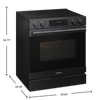 Samsung 6.3 Cu. Ft. Electric Slide In Range with Air Fry Max -  Matte Black Stainless Steel - NSE80H63SEAC | Cuisinière électrique encastrée Samsung de 6,3 pi3 avec friture à air Air Fry Max - acier inoxydable noir mat - NSE80H63SEAC