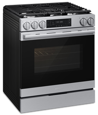 Samsung 6 Cu. Ft. Slide-In True Convection Range with Air Fry Max - Stainless Steel - NSG80H60SRAA  