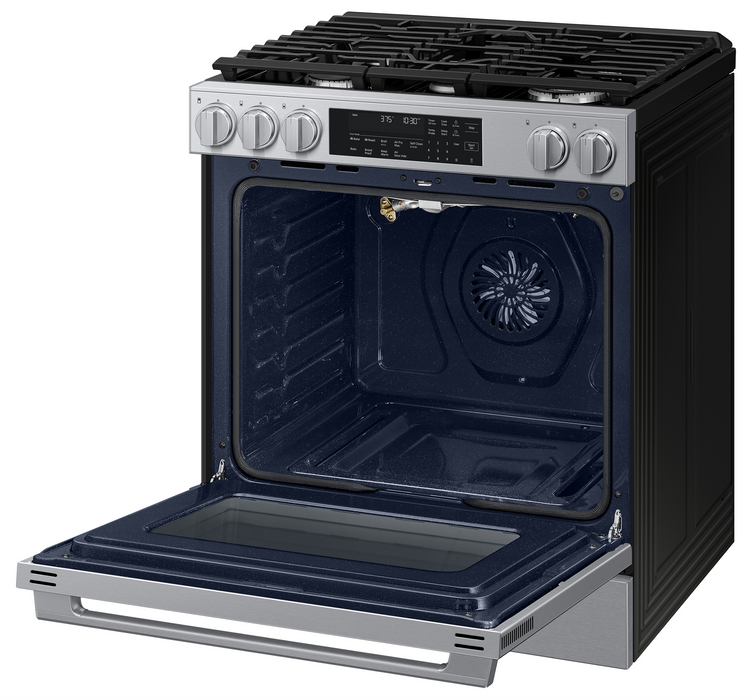 Samsung 6 Cu. Ft. Slide-In Convection Range with Air Fry – Stainless Steel - NSG90H60SRAA
