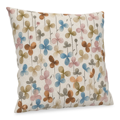 Sofa Lab Fabric Accent Pillow – Rose Accent Fabric | Coussin décoratif Sofa Lab en tissu - tissu décoratif Rose