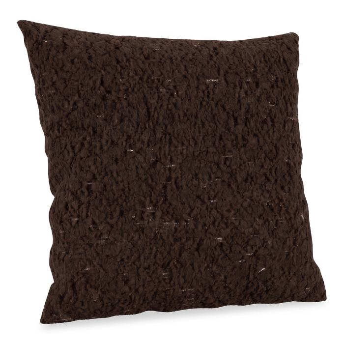Sofa Lab Fabric Accent Pillow – Teddy Walnut