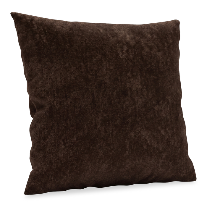 Sofa Lab Fabric Accent Pillow – Plush Chocolate