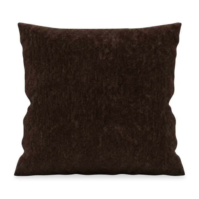 Sofa Lab Fabric Accent Pillow – Plush Chocolate