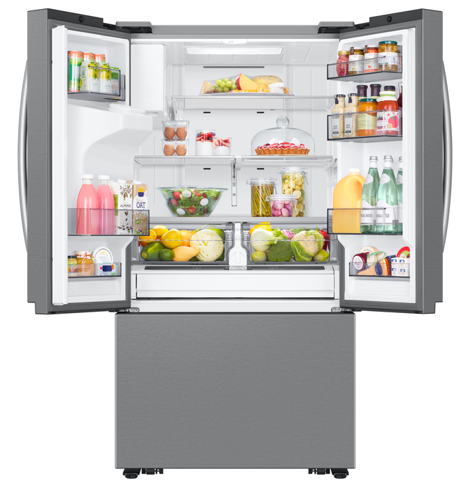 Samsung Bespoke 35.75” 31 Cu. Ft. 3-Door French Door Refrigerator – Stainless Steel - RF32CG5B30SRAA