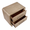 Sasha Bedside 2-Drawer Nightstand, 28"W x 27"H - Natural Oak Brown | Table de nuit Sasha de 28 po (L) x 27 po (H) à 2 tiroirs - brun chêne naturel